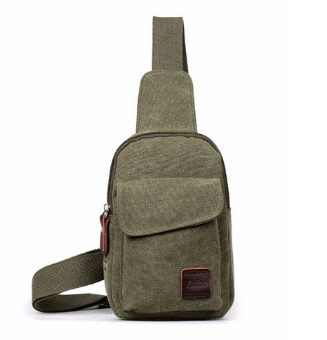 Canvas Mannelijke Toevallige Vintage Crossbody Tassen mannen Kleine Reizen Schoudertas Flap Messenger Bag Phone Pouch Voor Mannen bolso mujer: green