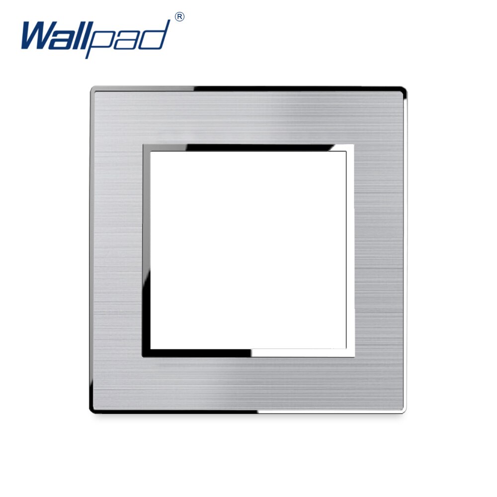 Wallpad Luxus Edelstahl Tafel Rahmen Mit Silber Grenze Hotel Tafel Vertikale und Horizont Rahmen 1 2 3 4 5 rahmen Tafel Nur: 1