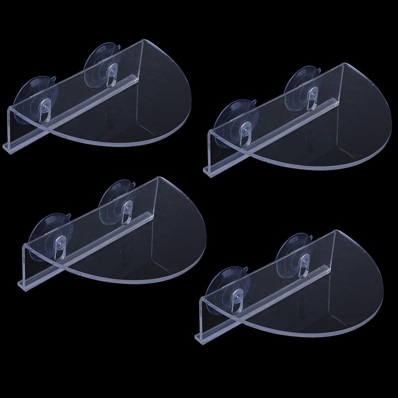 4 Pcak Muurbeugel Zuignap Glas Venster Frame Voor Indoor Plant Tuin Acryl Venster Beugel