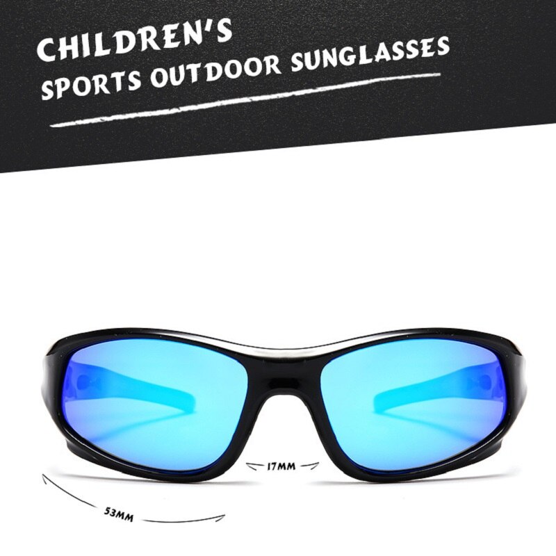 Kids Sport Cycling Fish Sunglasses Uv400 Protection Eyewear Boys Girls Outdoor Sun Glasses Coating Film Children Glasses