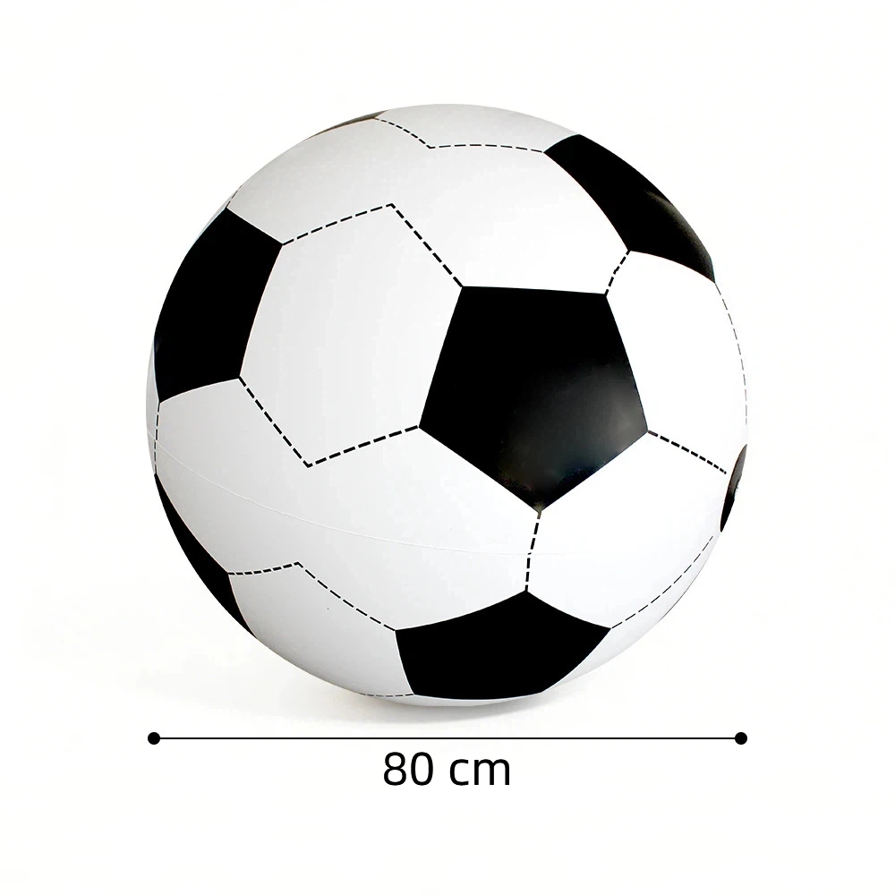 Pallone Gigante Gonfiabile da Spiaggia per Giochi all'Aperto, Gioco Familiare Divertente in PVC, Gioco da Giardino, Attività Scolastica, Giocattolo per Attività all'Aperto: Default Title