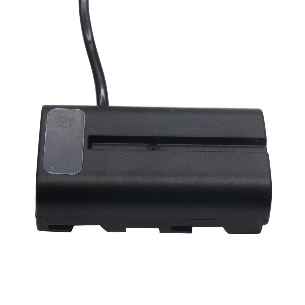 Tzt d-trykk til np -f550 dummy-batteristrømadapter til skjerm som bruker 550/970