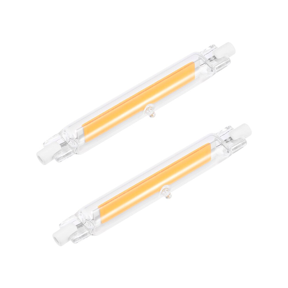 2 Pcs Dimmable Mini R7S COB LED Lamp Bulb Glass Tube For Replace Halogen Light Spot Light AC 110V 220V 5W 10W Energy Saving