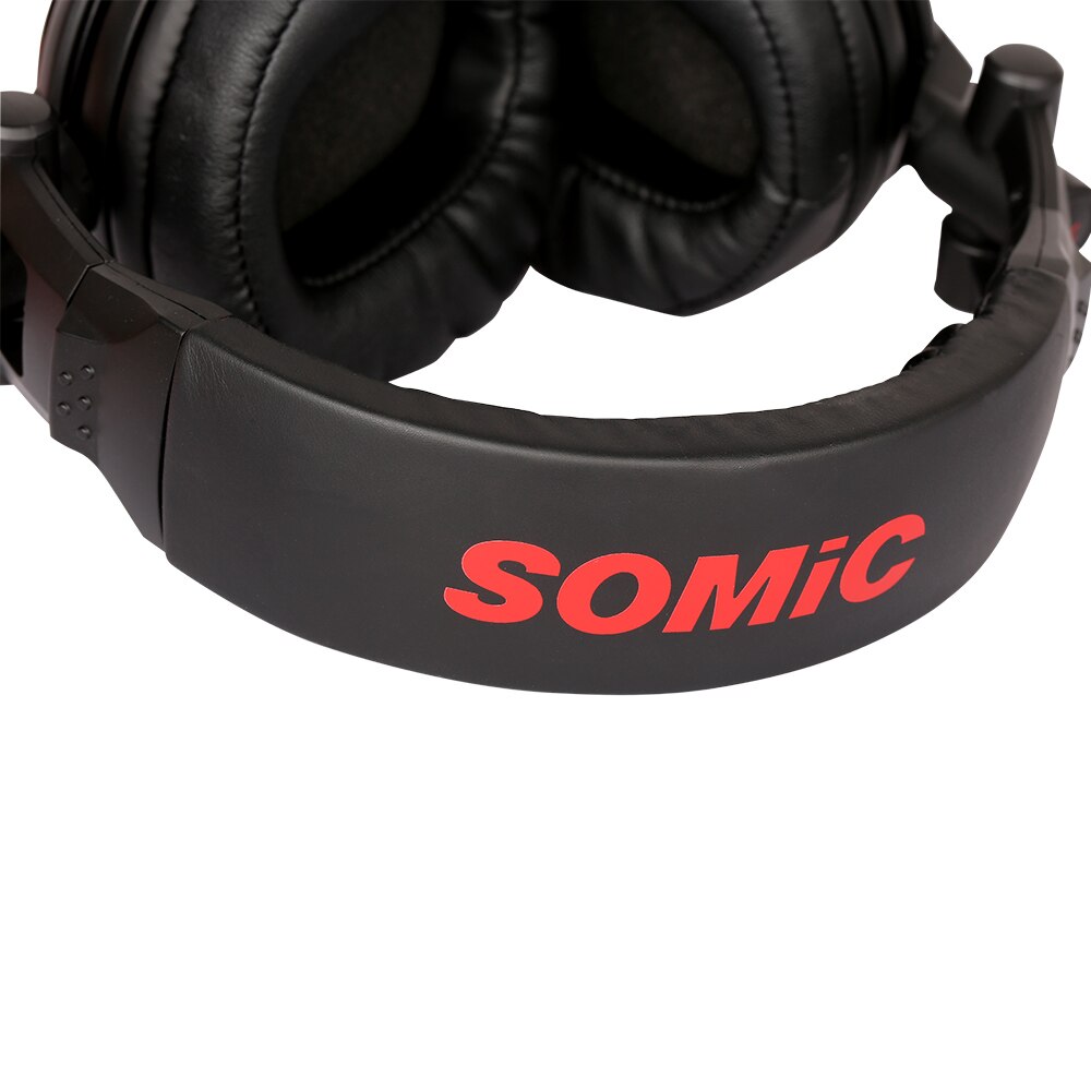 Somic  mm185 hifi-stereo-monitor-kopfhörer mit virtuellem surround-sound, kopfbügel, gaming-headset mit 3.5mm steckern und 50mm treibern
