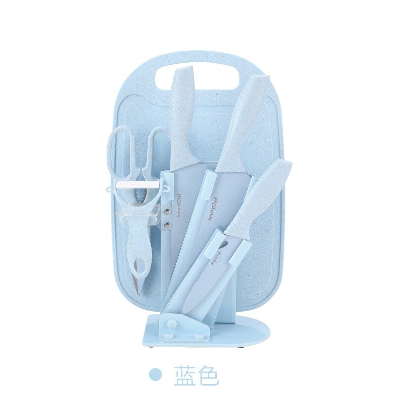 Tool Suit Stainless Steel Knife Ceramic Knives Set Covers Seven Is A Set Of Set Of Knife In The Kitchen