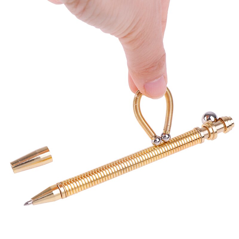 Anti-Stress Magnetic Pen Stress Relieve Toys Metal Spring Pen Spinner Toys