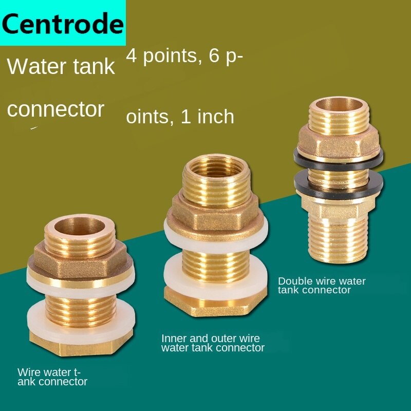 1/2IN 3/4IN 1 inch double outer wire connector outer teeth stainless steel water inlet and outlet water pipe fittings