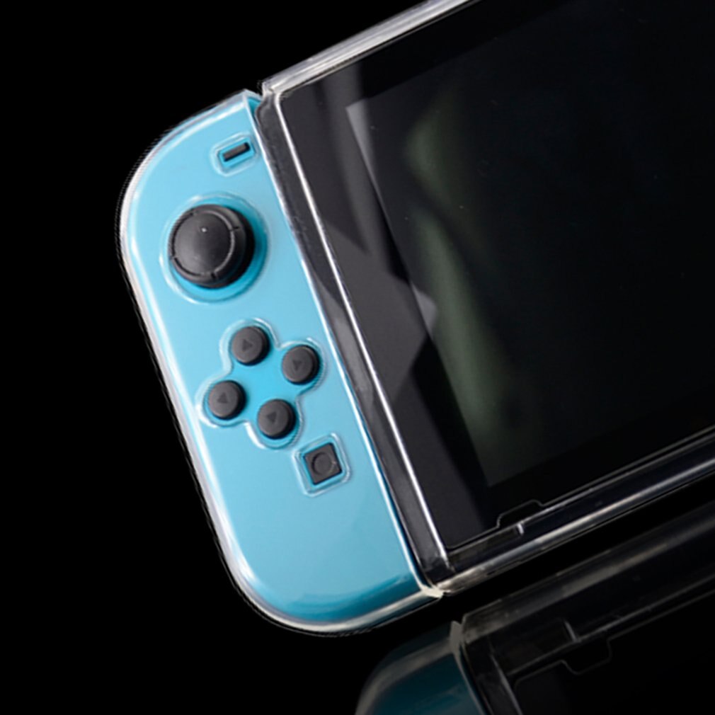 Clear Crystal Soft Tpu Beschermhoes Cover Skin Voor Nintend Schakelaar Ns Controller Joy-Con Transparant Clear Shell