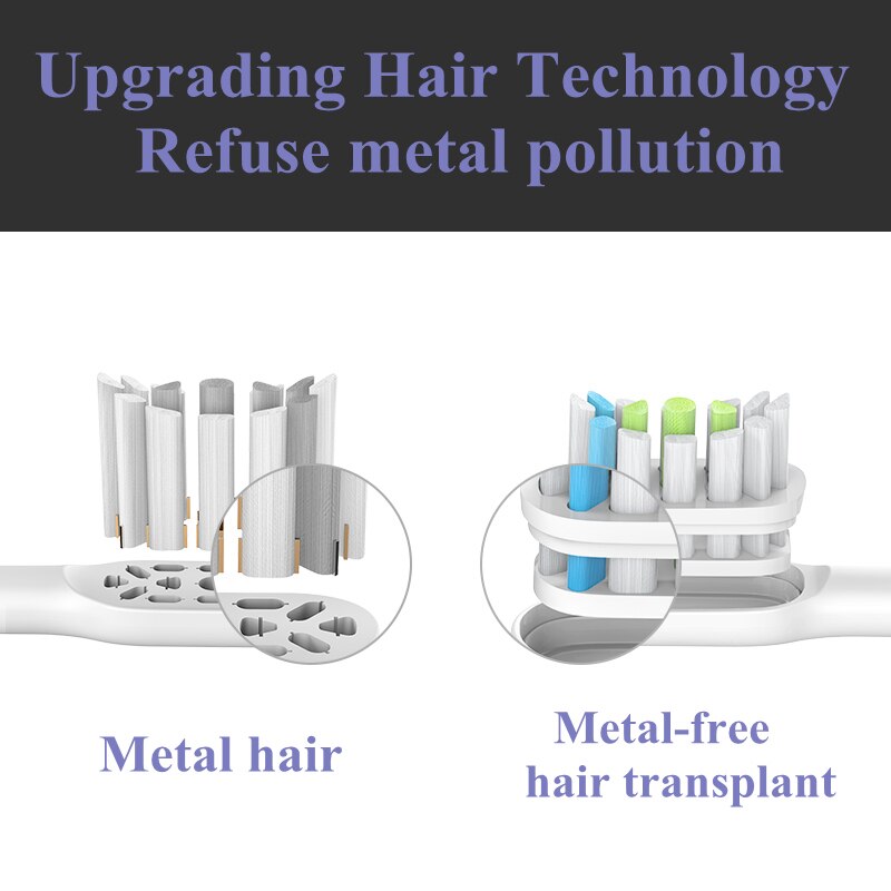 9 sztuk wymiana szczoteczki robić zębów dla Xiaomi Soocas X3 dla Xiaomi Mijia/ SOOCARE X1/ X3/X5 elektryczne końcówki robić szczoteczki prezent