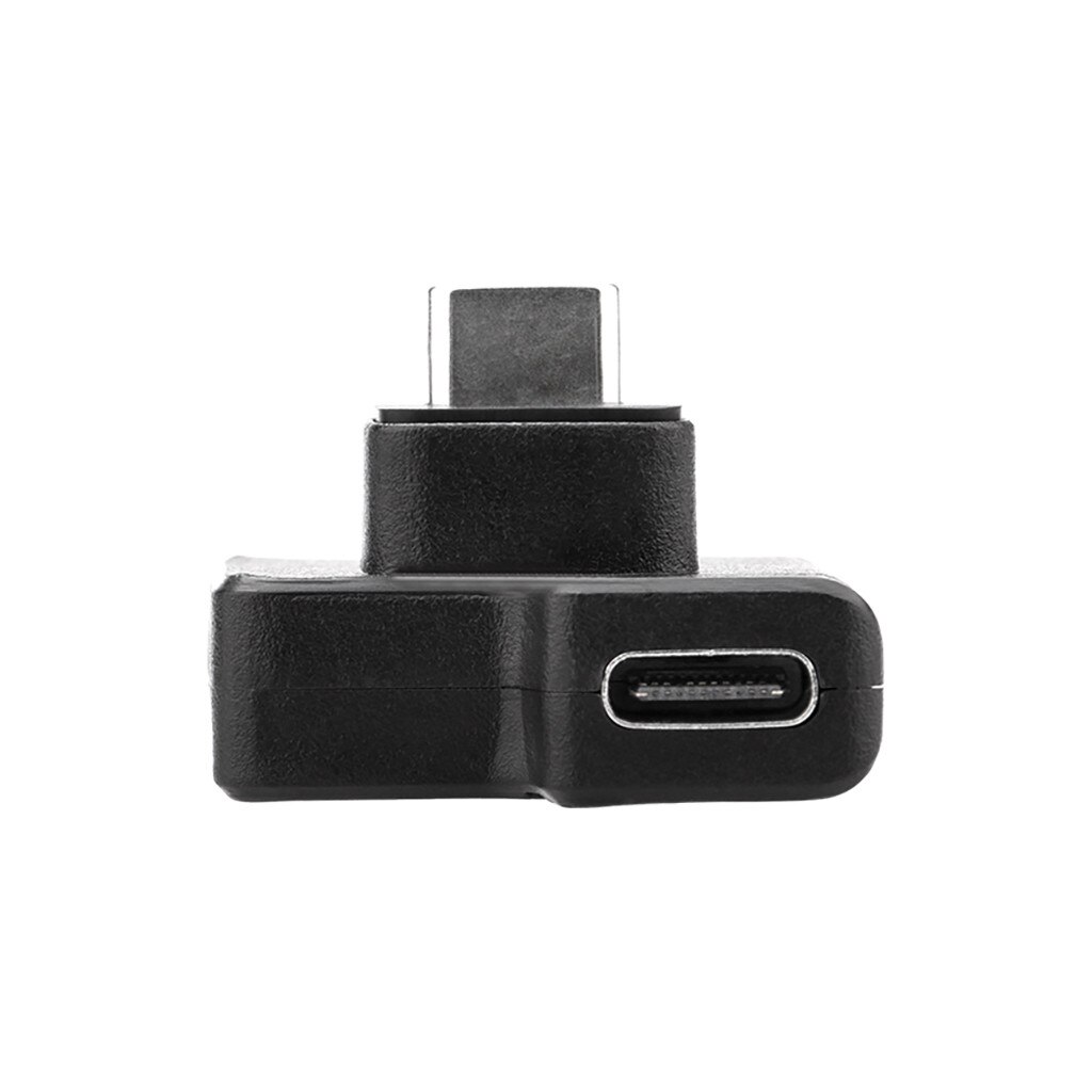 Dual USB-C to 3.5mm Mic Microphone Audio Adapter for DJI OSMO Action Camera Support Battery Charging Data Transfer Connector