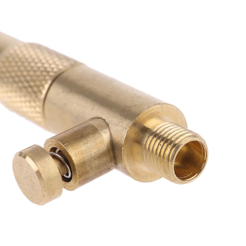 Brass Car Tire Inflator Standard Fine Thread Vehicle Air Compressor Pump Connector with Deflation function