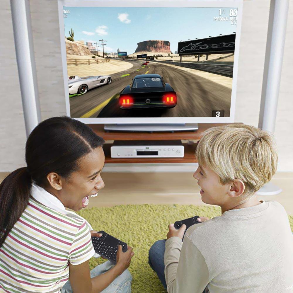 USB i8 Mini Wireless keyboard English Russian Arabic black Air Mouse 2.4GHz Wireless Keyboard Touchpad Handheld for TV Box PC