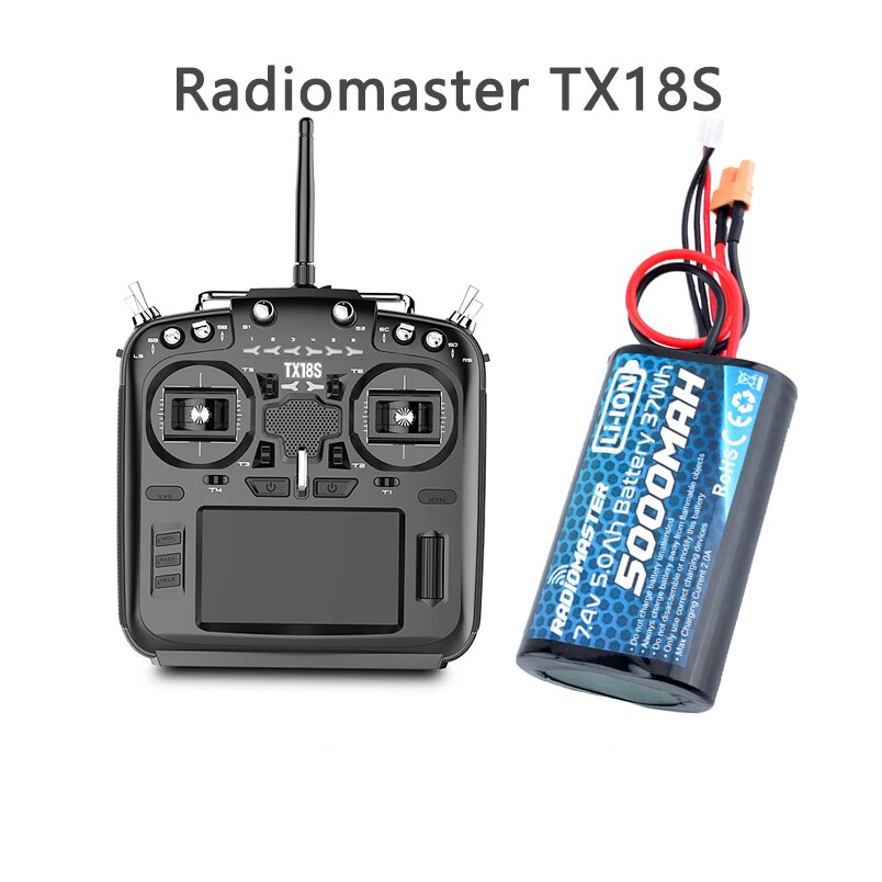 Radio transmetteur Radiomaster TX16S, émetteur radio de télécommande 2S 7,4 V 5000 mAh, 37 wh, prise JST-XH et XT 30, grande batterie Lipo grande longévité