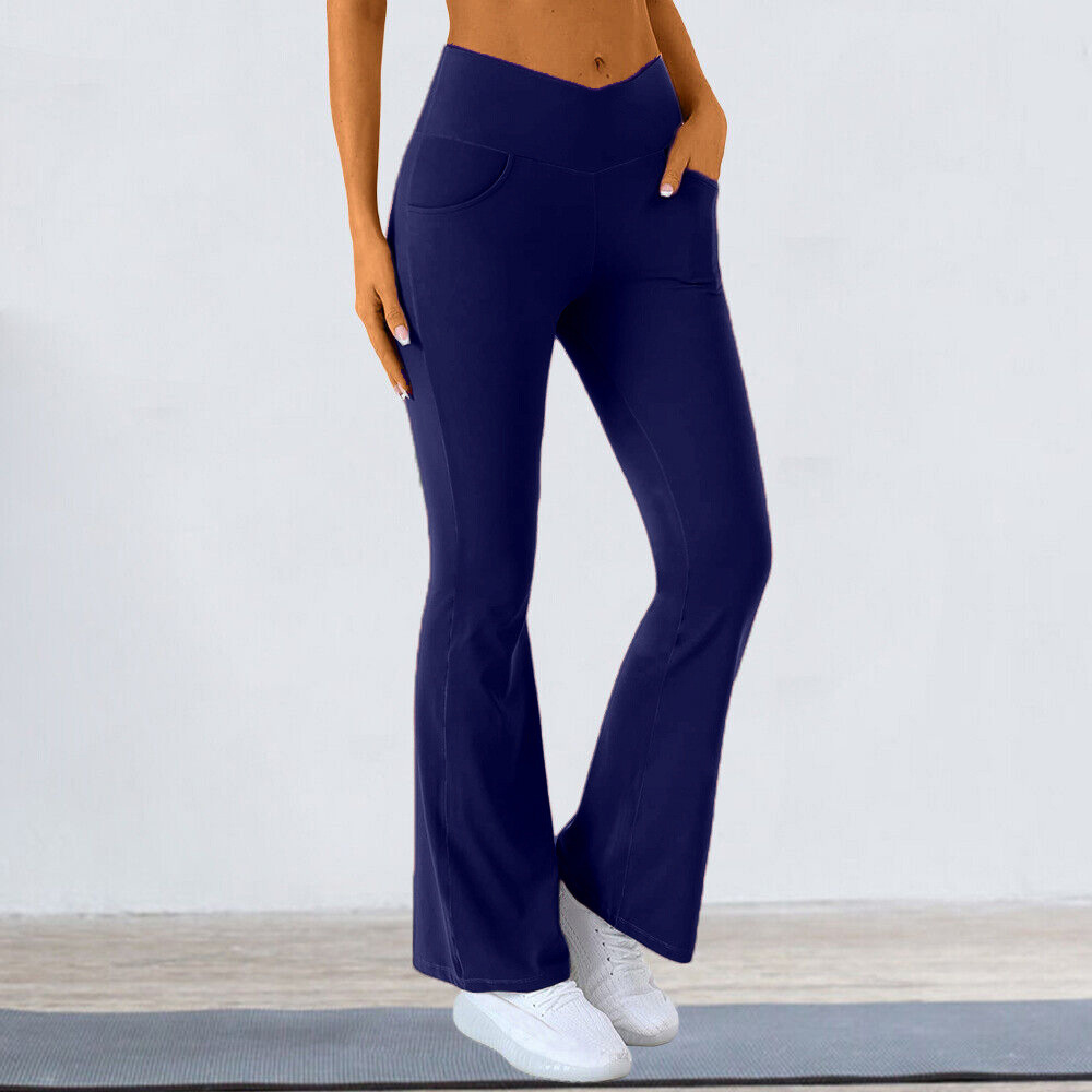 Yogahose Damen Wadenlange Schlauch Capri Schlauch Sport Gamaschen Damen Fitness Yoga Fitnessstudio Hohe Taille Leggins Schwarz: XL / Grau