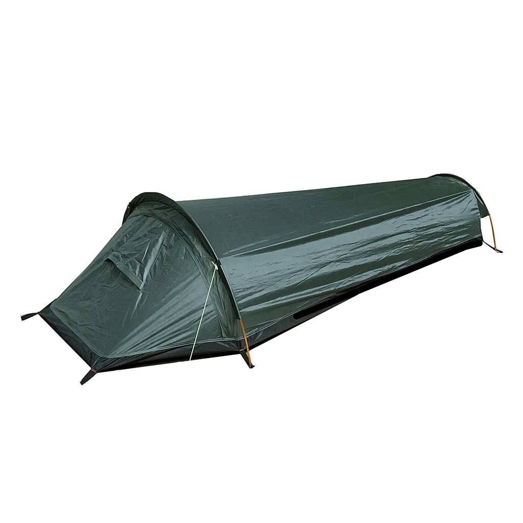 Portabelt Campingtält 1 Person Sovsäcksskydd - Aluminium - 220x50cm