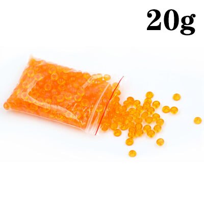 20g Bunte Perle Kugeln Hinaus Für Schleim Spielzeug Handwerk Fisch Tank Füllstoff Für Charms Hand Gum DIY Dekor Für kid Zubehör Liefert: 20g Orange