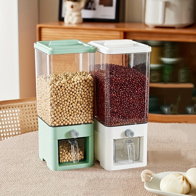 Kitchen storage tank storage container with lid multifunctional leak proof and moisture-proof food press sealed rice bucket can