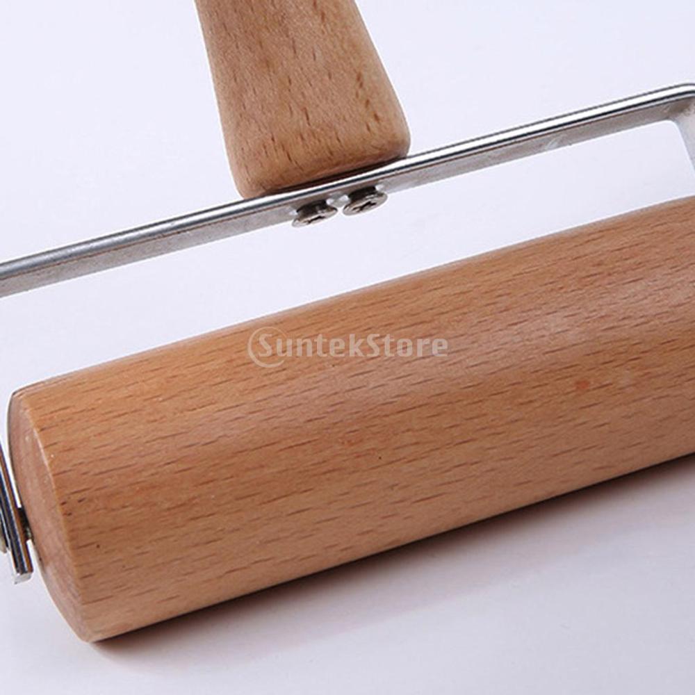 Wooden Rolling Pin, Hand Dough Roller for Pastry, Fondant, Cookie Dough, Chapati, Pasta, Bakery, Pizza Kitchen tool