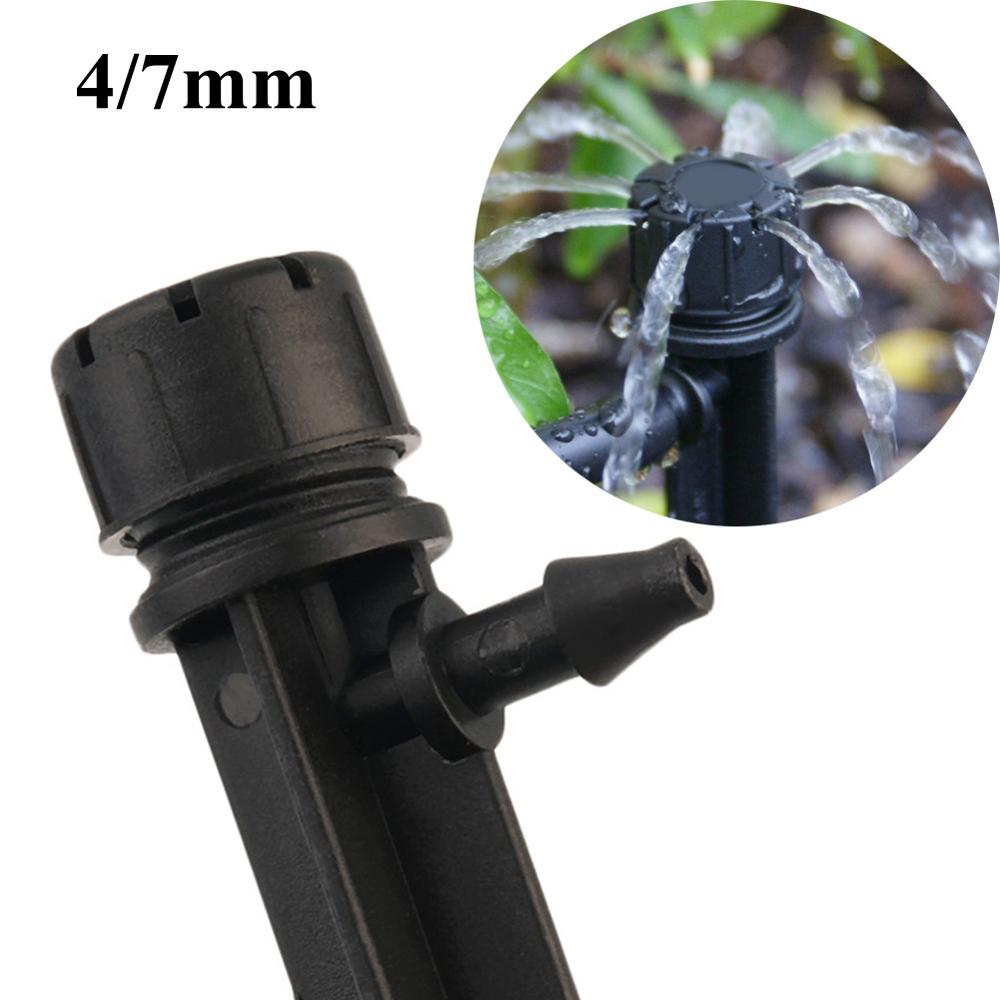 Micro arrosage goutte-à-goutte pour plantes, tuyau d'arrosage automatique, buse d'atomisation, pulvérisateur de contrôle de l'eau: B 50PCS