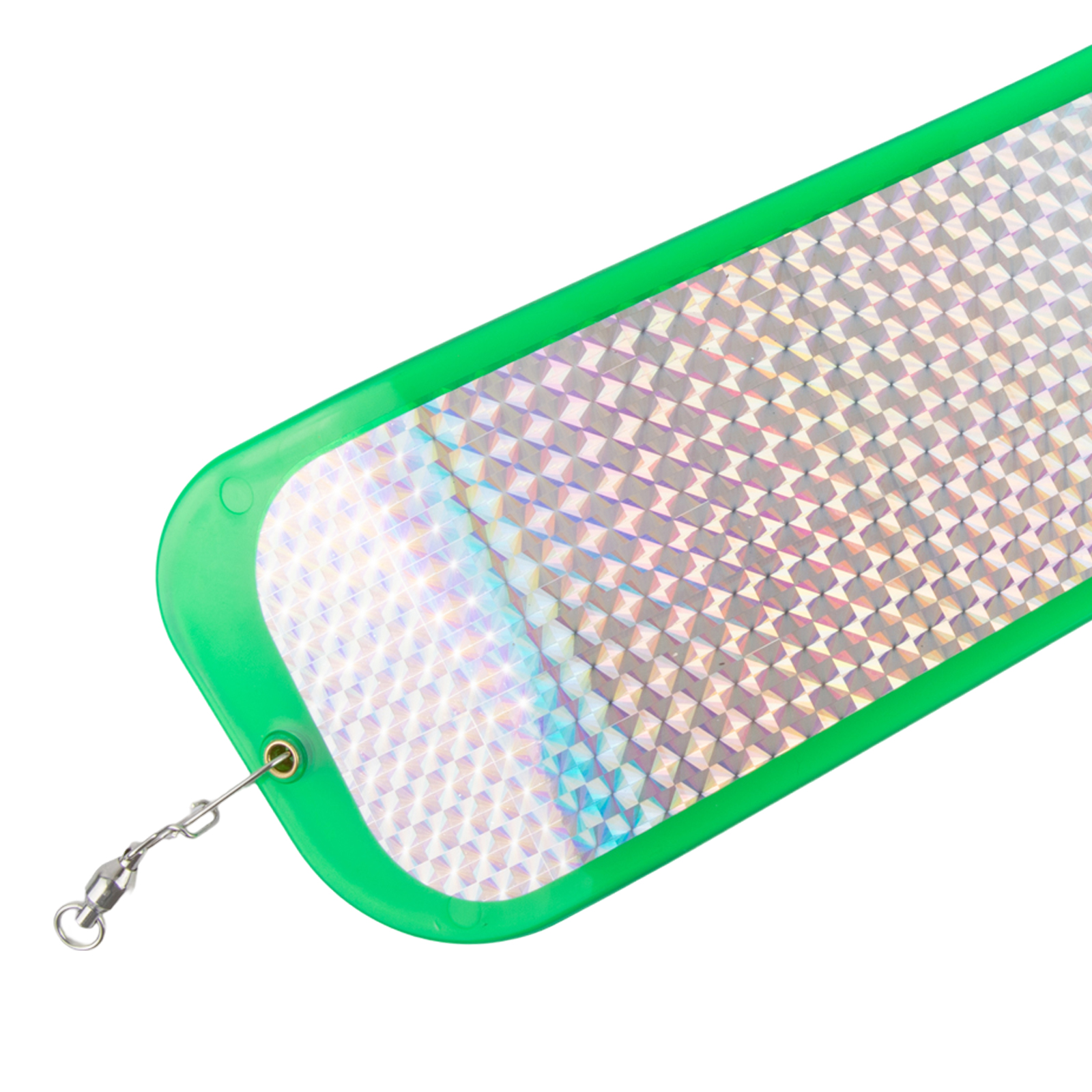 Reflective Diving Board Fishing Flasher Board Fishing Trip Green Wear-resistant Fishing Gear ABS Material Attracts Fish