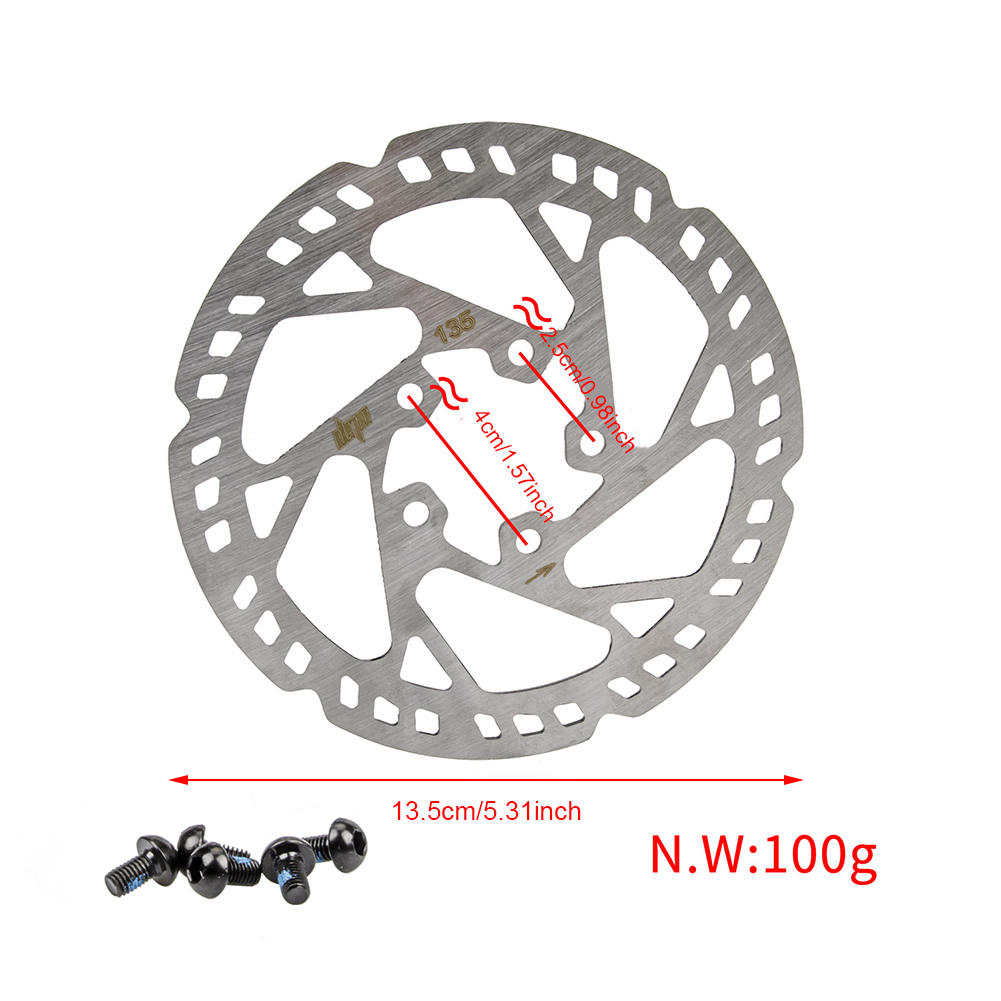 120mm 135mm Electric Scooter Brake Disc Rotor Pad Replacement Parts for Xiaomi Mijia M365 PRO Disk Brake Disc Rotors
