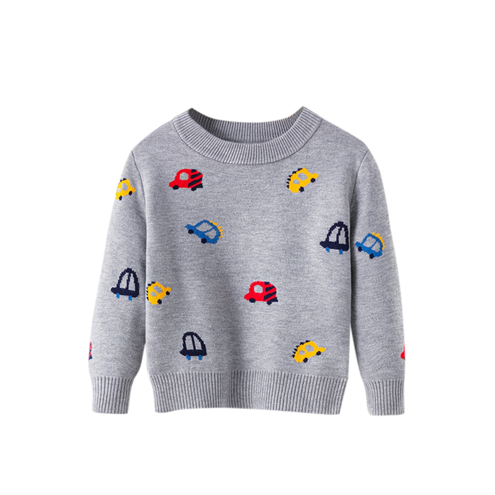 Maglieria del maglione della stampa del fumetto della manica lunga delle ragazze dei ragazzi adolescenti della gioventù del bambino: GY / 5-6 Years