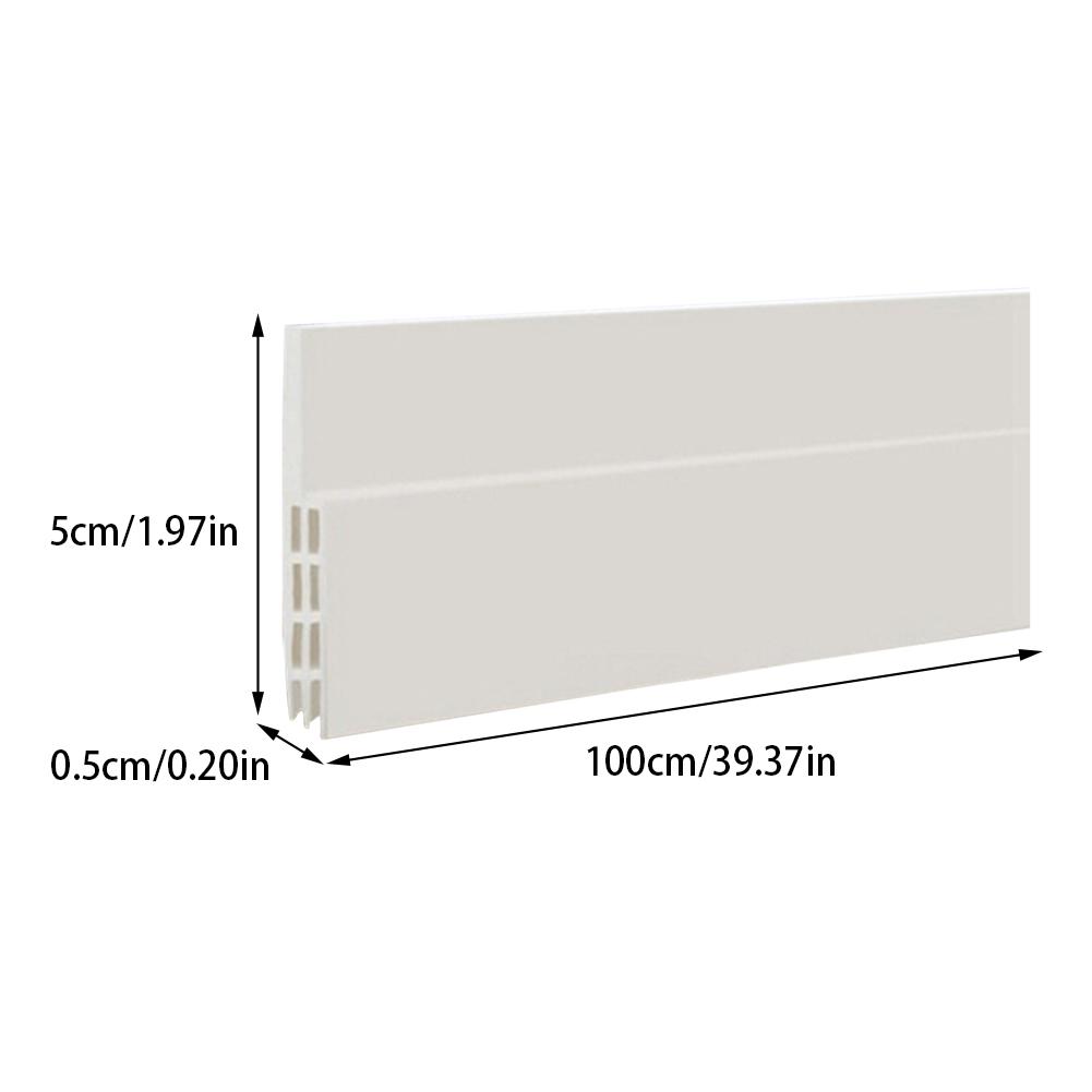 Door Sweep Weather Stripping Soundproof Rubber Bottom Seal Strip Draft Stopper Draught Excluder Door Sticker