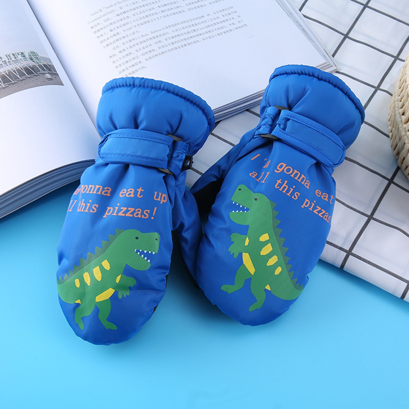 2-16Years Kids Winter Warme Handschoenen Winddicht Kinderen Jongens Meisjes Ski Fietsen Klimmen Outdoor Handschoenen Waterdicht Anti-Slip Wanten