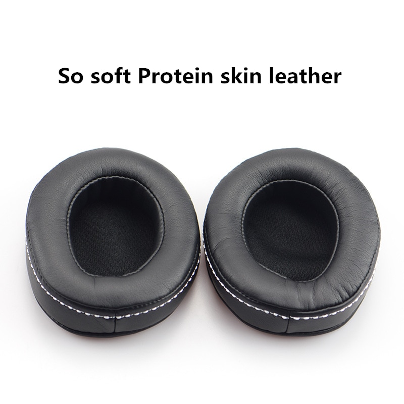 1 Pair Replacement Protein Skin Leather Foam Ear Pads Cushions for DENON AH-D600 AH-D7100 Headphones 1.19