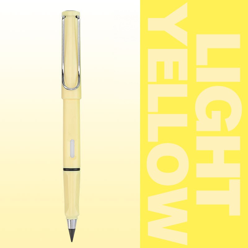 Technology No Ink Pen Unlimited Writing Pencils No Cutting Students Magic Pencils For Writing Art Sketch Painting Tools: Light Yellow