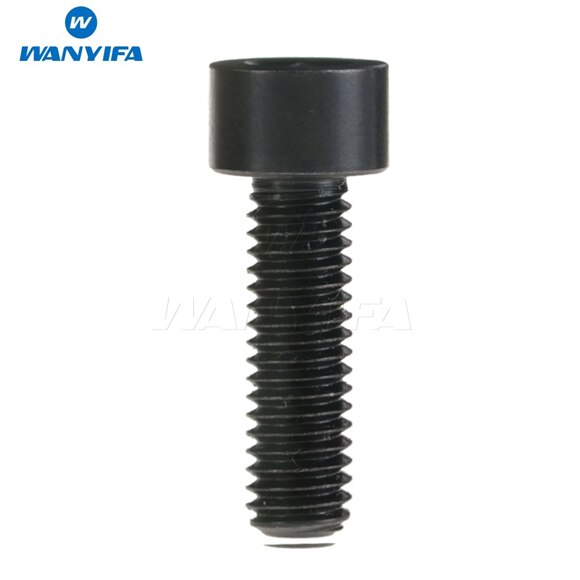 Wanyifa Titanium Ti Bolt M6X20 25 30 35mm Stigma Screw for MTB/Road Bicycle Seatpost Headset Brake: M6x25mm Black