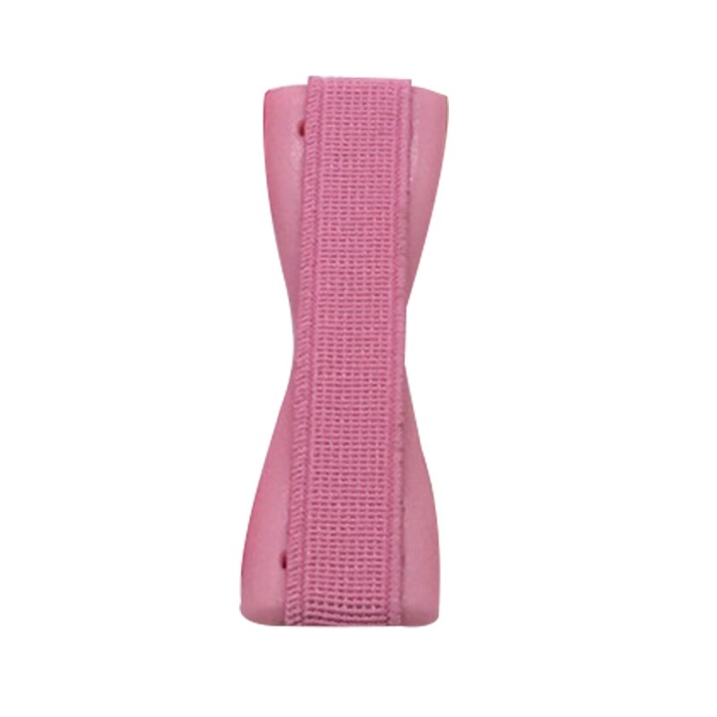 B0KA Finger Elastic Strap Phone Holder Ultra Thin Anti-Slip Cell Phone Grips Band Holder for Back of Phone Mini-Tablets: Pink