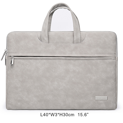 Victoriatourist Laptop Tas 14 "15.6" Mannen Vrouwen Business Handtas Stijlvolle Aktetas Multi-layer Ruimte Messenger Bag: V7019-Light Grey (M)