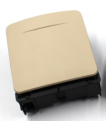 Soporte de la Copa trasera plegable del reposabrazos de la consola central del coche para VW Golf 5 6 Jeta MK5 Golf MK5 MK6 GTI MK5 MK6 EOS 1K0862533: Beige