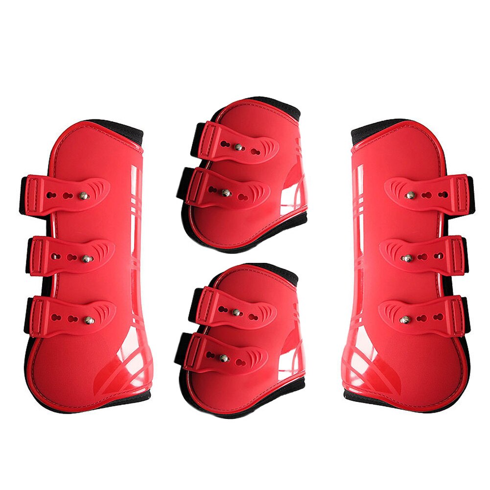 Training Front Hind Practical Outdoor Equestrian Farm Protection Wrap Guard Riding Brace Adjustable Horse Leg Boots Durable