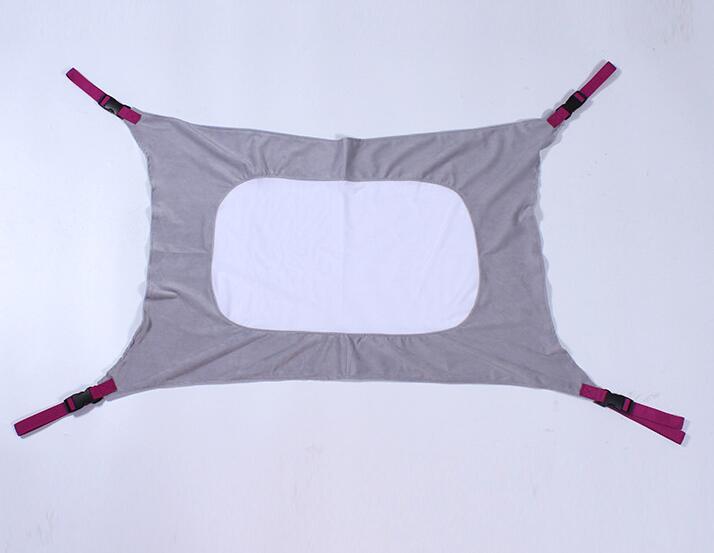 Hamaca de seguridad desmontable para bebé, cama para dormir de chico recién nacido, cuna de bebé, columpio elástico, red ajustable, portátil: Gris