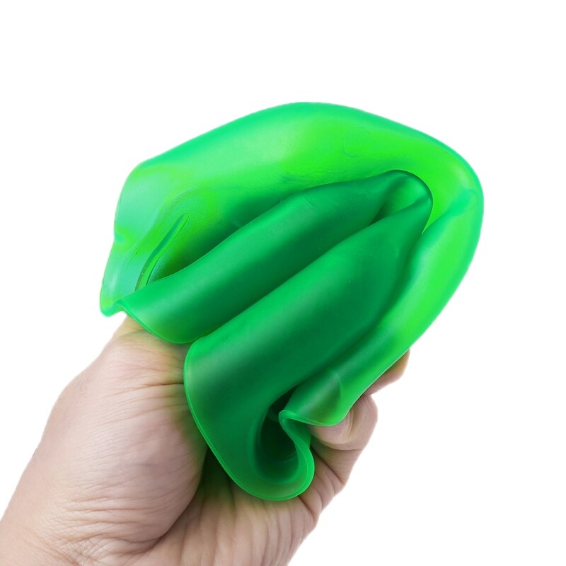 Vangen Vis Handguard Groene Rubber Antislip Handschoenen Vis Controller Siliconen Grips Vissen Accessoires 5 Stks/set