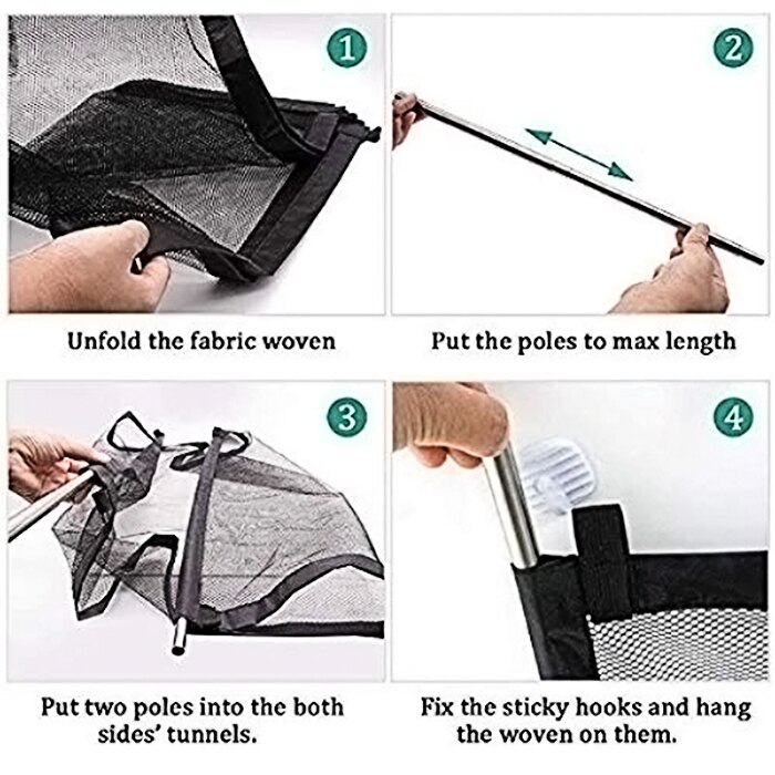 Dog Gate Baby Gate Portection Safety Fencing Guard Protector Safe Products Mesh Magic Pet shield Gate For Dogs Baby Safe Fence