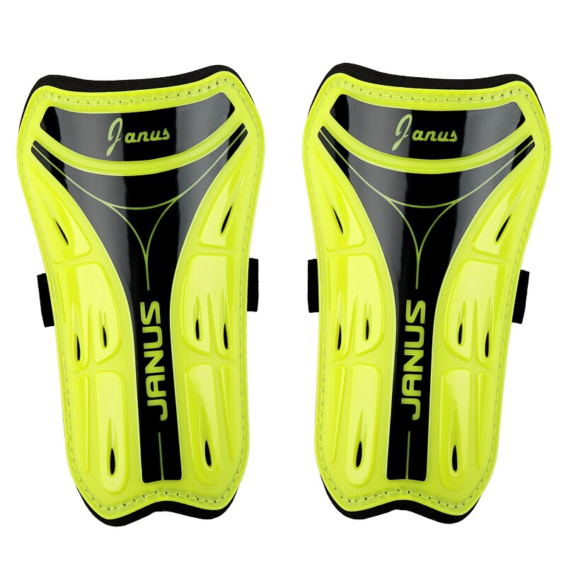 JANUS Double layer Sports Shin Guards Adult Children Soccer Leg Pads Football Goalkeeper Training Shin Guards Men