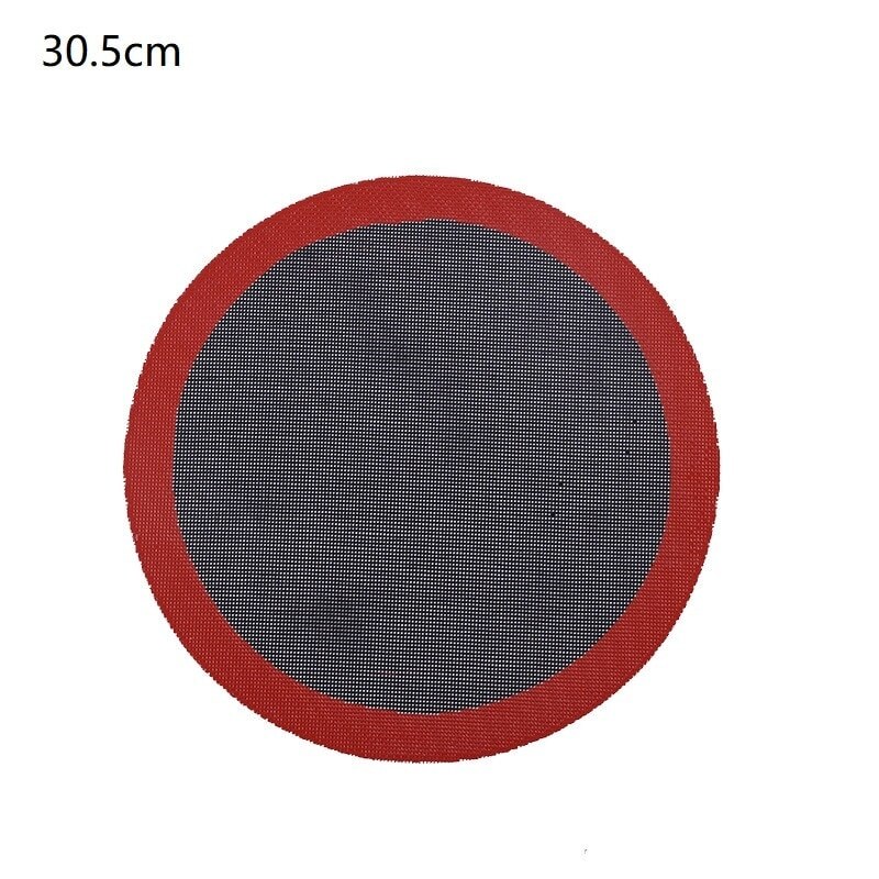 Heat Resistant Oven Sheet Liner Baking Mat For Cookie /Bread/ /Biscuit/Puff/Eclair Perforated Silicone Pastry Nonstick Mat Tool: 30.5cm