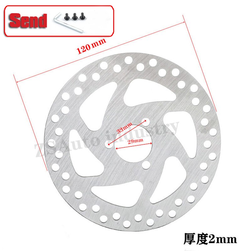 Guida mountain bike bicicletta elettrica scooter freno idraulico in acciaio inossidabile accessori originali 110-160: 3 H 120A