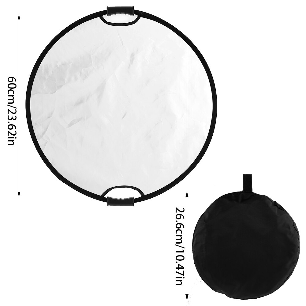 60/80/110cm 5 in 1 Photo Studio Reflector Portable Collapsible Multi-Disc Light Photo Studio Handhold Photography Accessories