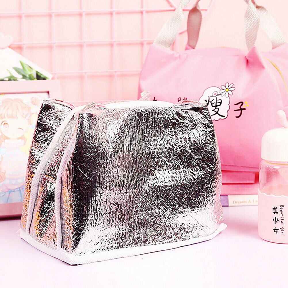 Tragbare Thermo Tasche Isolierte Mittagessen Tasche Verpackt Mittagessen Container Box Lagerung Tasche Picknick Totes Beutel Mittagessen Boxen Für Frauen Männer