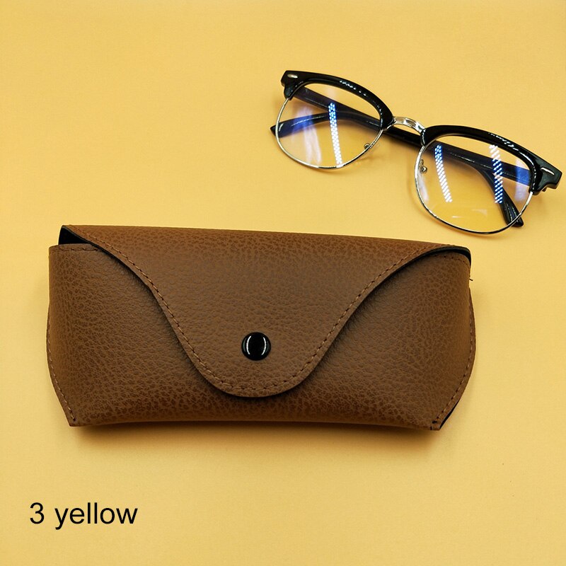 1Pcs Harde Rits Doos Draagbare Zonnebril Protector Travel Pack Bag Bril Case Black Eyewear Accessoires: yellow