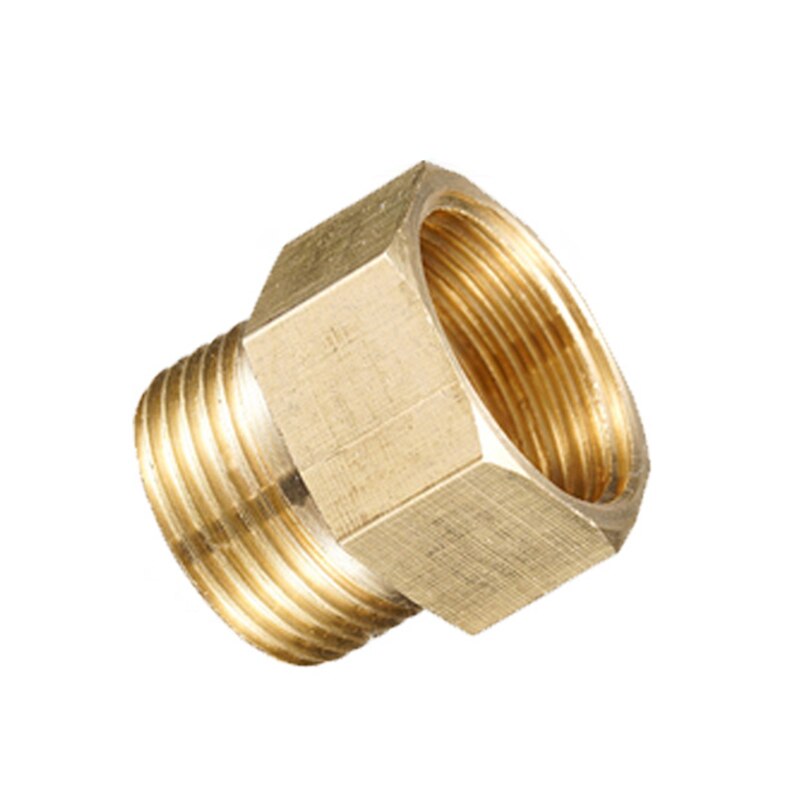 Adaptador de cobre de 1/8 ", 3/8", 1/2 ", 3/4", macho y hembra, Conector de conector de tuberías de latón reductor, adaptador de Gas y aire, presión de agua y combustible