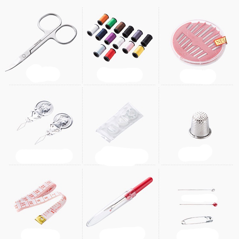 Naaien Kit, Mini Naaien Kit Voor Thuis Noodverlichting, Naaien Leveringen Met Basic Naaigaren, Naalden, basic Naaien Kit