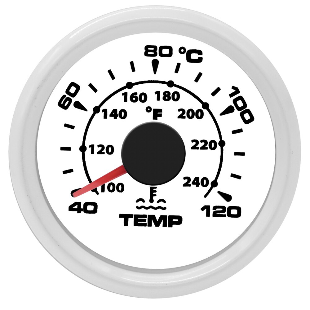 40~120 Celsius Boat Car Water Temperature Gauge Digital temperature meter Auto Motorcycle Thermometer Water Temp Gauges 9-32V: WW