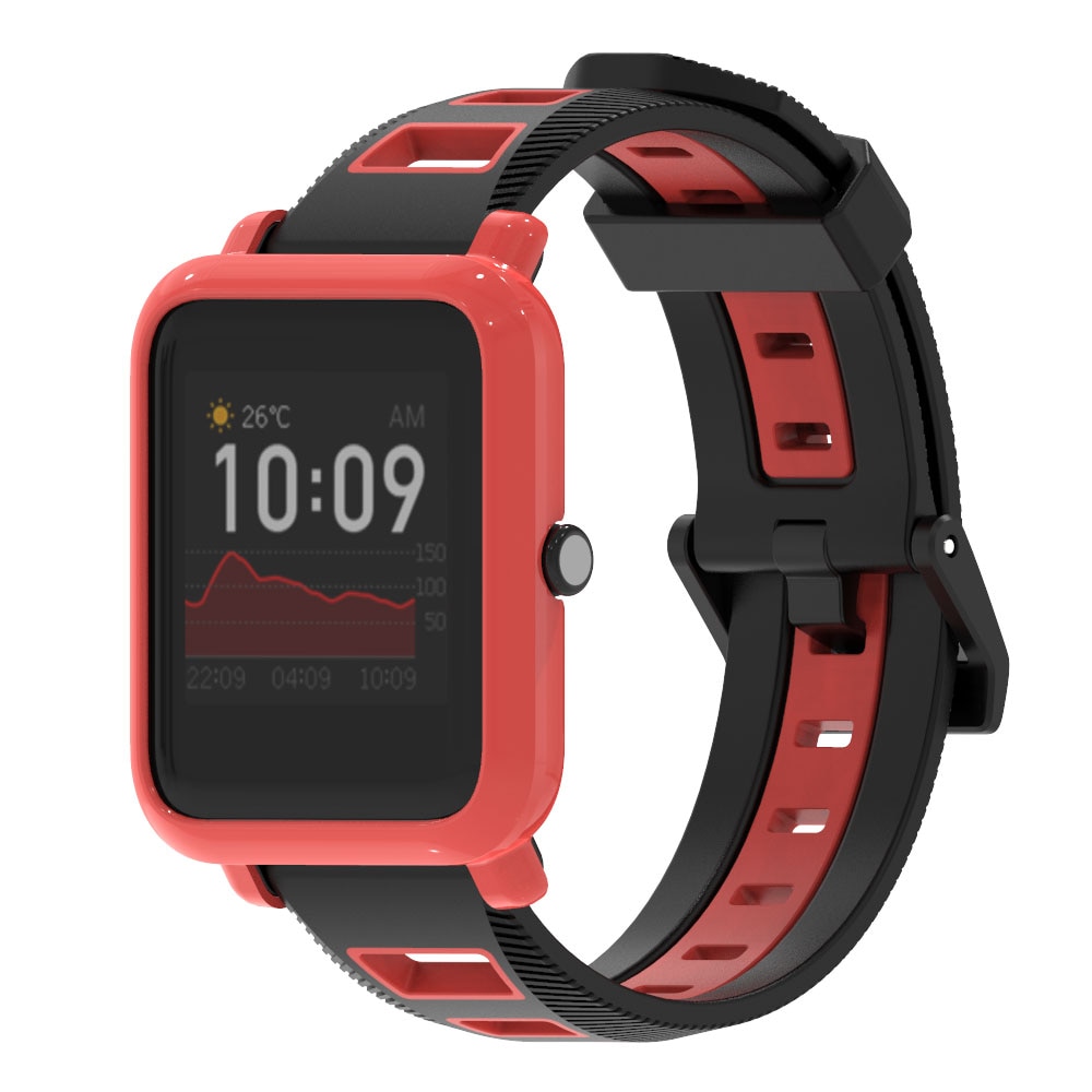Handledsrem för huami amazfit bip s armband 20mm klockband skydd armband för amazfit bip 1s skyddsfodral för bip s