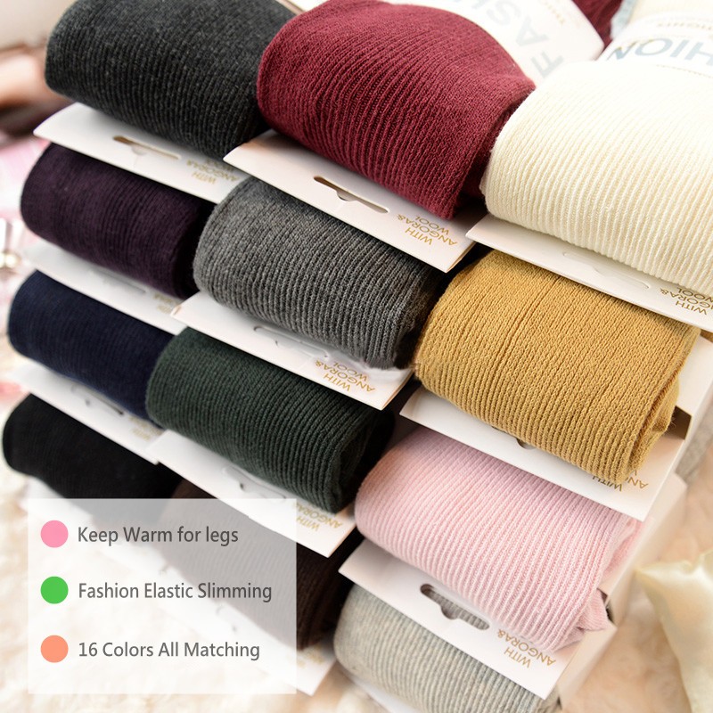 Verdicken warm Twist Gestreiften Frau strumpfhosen Herbst Winter Strumpfhosen Baumwolle gestrickte strümpfe Multi farben Collant Femme Strumpfhose