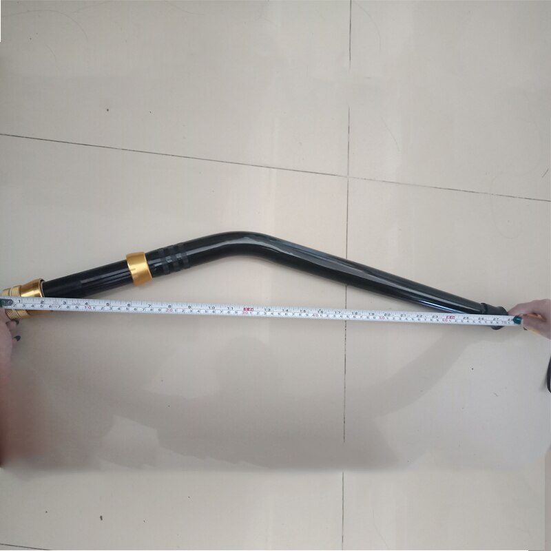 Topline Tackle Trolling Rod Aluminum Bent Butt for Big Game Rod Boat Fishing Rod Fiberglass Rod Curved Handle